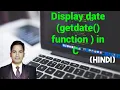 date in c language getdate function in c how to display date in c language