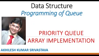 11 3 Priority Queue - Array implementation Programming of Queue