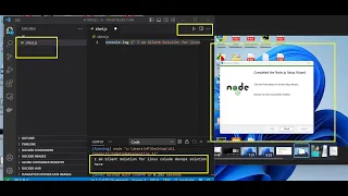 How to run JavaScript code in VScode via code runner extension install Node Js Windows 11