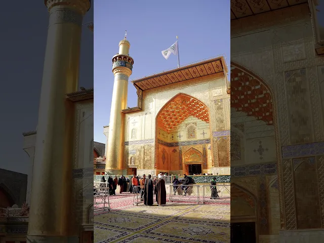 ⁣فيديوهات خام لمرقد امير المؤمنين علي ابن ابي طالب عليه السلام (20) بدون حقوق و بدقة 4k 60p (2026)