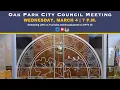2026 Oak Park City Council Meeting LIVE