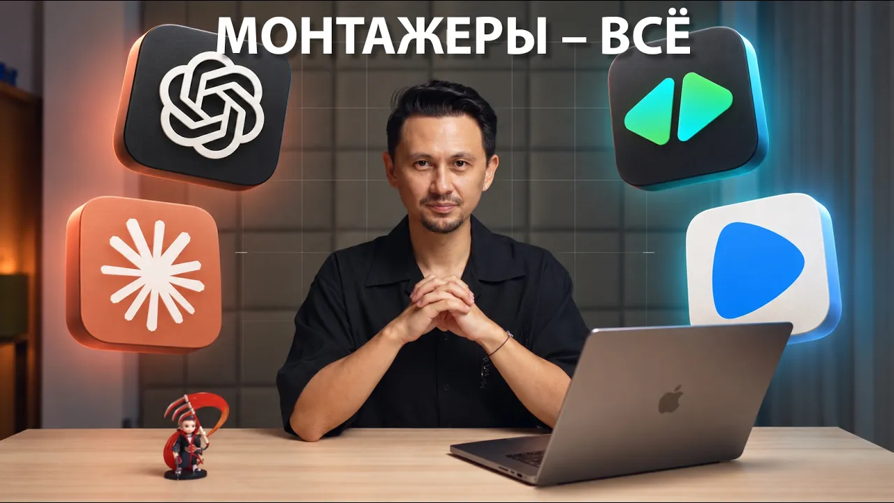 ChatGPT и Claude монтируют рилсы и ютуб за меня. Пошаговая инструкция, как заменить монтажеров: video thumbnail