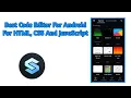 Best HTML CSS And JavaScript Code Editor For Android - Spck Code Editor