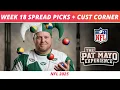 2025 Week 18 Spread Picks NFL Game s Cust Corner Faster Than NFL Players Judge Cust