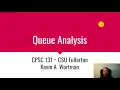 Queue Analysis