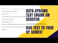 How To Make A Text Engine on Scratch Part 1 - The Basics