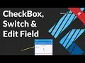 How to create Checkbox Switch TextFiled in Flutter - Flutter Tutorial