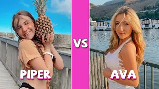 piper rockelle vs ava kolker tiktok dance compilation