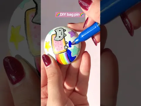 DIY bag pins🌈