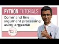Python Tutorial - 25 Command line argument processing using argparse
