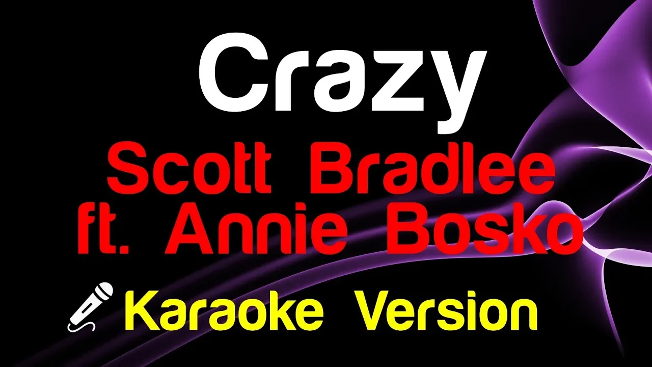 🎤 Scott Bradlee ft. Annie Bosko - Crazy (Karaoke)