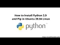 How to install python in ubuntu 20 04 Linux Python 3 9 1 and Pip 20 3 3