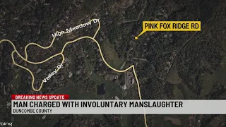 Man charged with manslaughter in Buncombe Co death