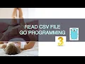 Go App Import CSV file PART 1