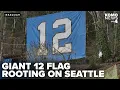 A look at the Issaquah duo behind the giant 12 banner that overlooks I-90