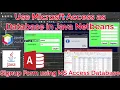 Java Signup Form using Microsoft Access Database