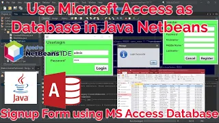 Java Signup Form using Microsoft Access Database