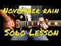 Download Lagu Guns n Roses - November Rain solo lesson