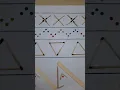 Simple Maths project using sticks and cream sticks shorts