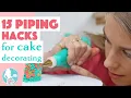15 Piping Hacks for Cake Decorating