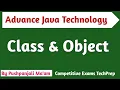 Lec - 1 8 Class and Object in Advance Java Technology in Hindi Advanced Java BCA