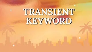 Java Transient Keyword Serialization Concept Made Easy