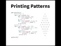 Diamond Pattern in Python Using For Loop Python Pattern Programs