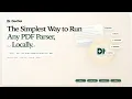 Introducing DocDot Run Any PDF Parser on Your Mac with Just 1 Command