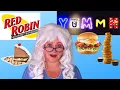 Download Lagu Red Robin Monster Burger Corn Dogs Mud Pie Lava Cake Onion Rings Granny McDonald's Taste Test