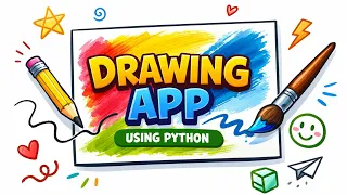 Build a Drawing App in Python Using Tkinter Python GUI Project for Beginners