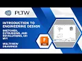 PLTW IED - Autodesk Fusion - Multiview Drawing - First Object