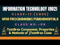 CLASS-XI IT-802 CBSE BOARD JAVA PROGRAMMING FUNDAMENTALS CLASS-08