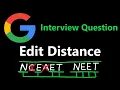Edit Distance - Dynamic Programming