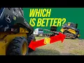 TIRES VS TRACKS JOHN DEERE 330G VS 333G SKID STEER