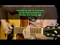 Head over feet - Alanis Morissette (Acoustic karaoke)