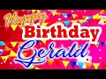 Download Lagu Happy Birthday To You Gerald, Gerald Best birthday Music 2021, birthday Song for Gerald