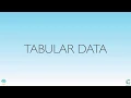 What is Tabular Data