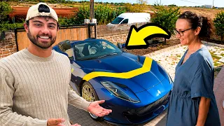 REAÇÃO DA MINHA MÃE AO MEU NOVO FERRARI 812 GTS