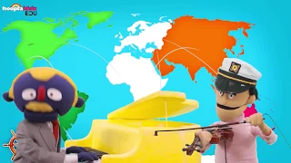 Continent Song | Fun Learning Songs for Children by HooplaKidz EDU