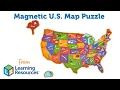 Magnetic U S Map Puzzle