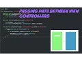 Swift 3 Tutorial - How To Pass Data Between View Controllers