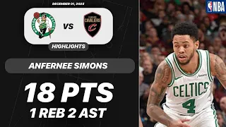 Anfernee Simons vs Cleveland Cavaliers 18 PTS 1 REB 2 AST 1 STL NBA 11-30-2025 Highlights