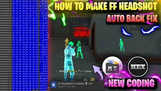 How To Make Metadata Headshot AIMBOT AIMLOCK Hack How To Make Data Headshot Hack With Hex Editor 