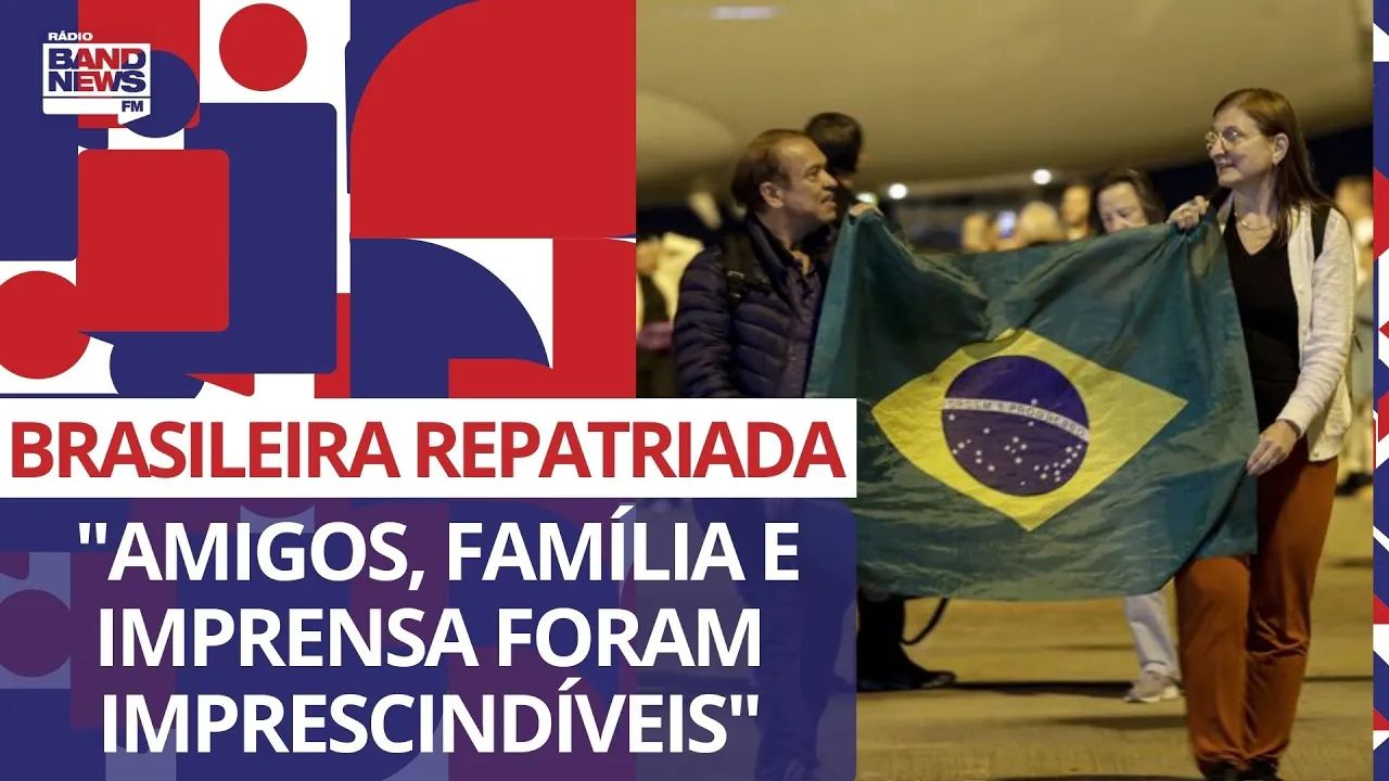 "Amigos, família e imprensa foram imprescindíveis", agradece brasileira ao chegar de Israel