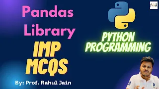 Pandas Library MCQs Learn Python Programming Step by Step Python Libraries MCQs