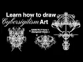 Learn to Draw Cybersigilism Art in 3 minutes it s simpler than it looks