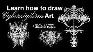 Learn to Draw Cybersigilism Art in 3 minutes it s simpler than it looks