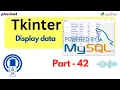 Connect MySQL Database with Tkinter Python GUI Tutorial