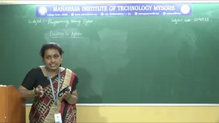 18MCA32 Python 1 7