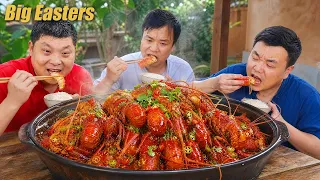 Guess which bowl the lobster is in?_Eating Spicy Food and Funny Pranks_Funny Mukbang
